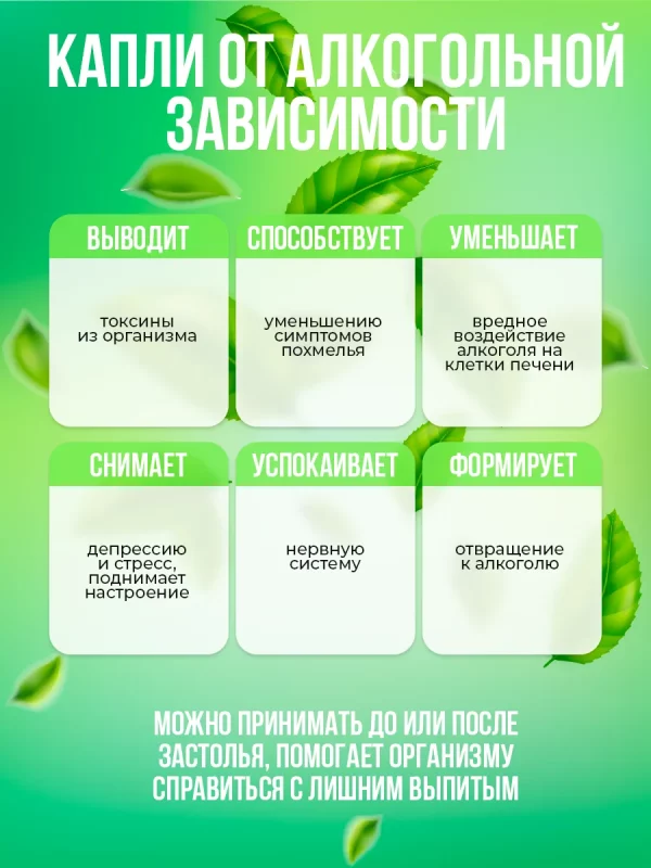 Капли Алкостоп