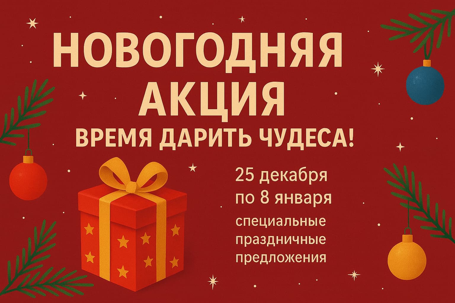 Новогодняя акция